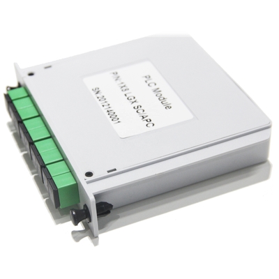 FTTX PON을 위한 1x8 광섬유 분배기 PLC LGX 박스 SC APC 연결기