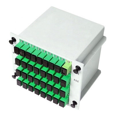 PON 네트워크를 위한 LGX 박스 PLC 광섬유 분배기 1x32 카세트형